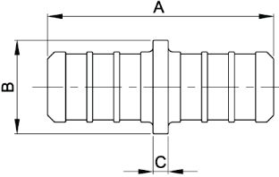thumbnail image 2 of Efield 1/2" X 1/2" PPSU Barb Crimp PEX Ball Valves - Full Port Shut-Off (10 Pack) 2 of 6
