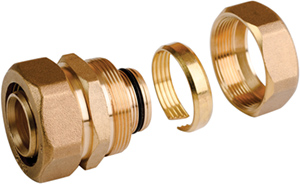 PAP - Repair Coupling w/ Fitting Assembly - 1 in. PAP to 1 in. PAP