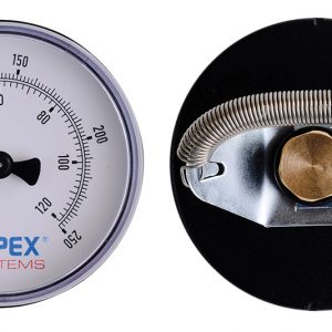 Strap On Pipe Thermometer, 70-200-F