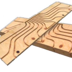 HeatPly - Radiant Wood Track - Manifold Panel - 6 in. in O.C. - 12 in. x 48 in.